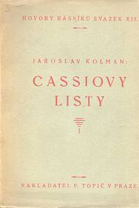 105181. Kolman, Jaroslav – Cassiovy listy