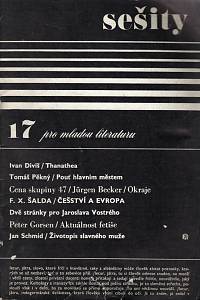 107535. Sešity pro literaturu a diskusi, Ročník III., číslo 17 (leden 1968)