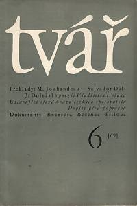 107549. Tvář, Ročník IV., číslo 6 (1969)