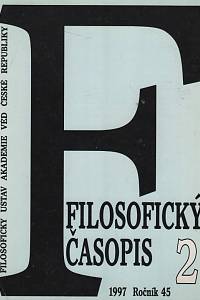 109100. Filosofický časopis, Ročník 45, číslo 2 (1997)