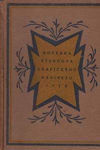 27020. Ročenka Štencova grafického kabinetu 1918