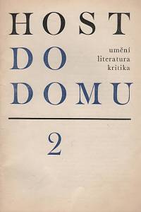 120566. Host do domu, Čtrnáctideník pro literaturu, umění a kritiku, Ročník XVII., číslo 2 (1970)