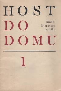 120570. Host do domu, Čtrnáctideník pro literaturu, umění a kritiku, Ročník XVII., číslo 1 (1970)