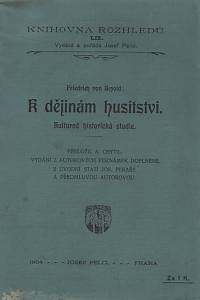 29494. Bezold, Friedrich von – K dějinám husitství, Kulturně historická studie