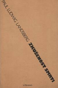 19033. Landsberg, Paul Ludwig – Zkušenost smrti