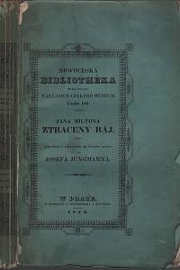 63179. Milton, John – Jana Miltona Ztracený ráj.