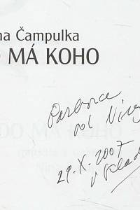 Čampulka, Nina – Kdo má koho (podpis)