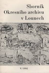 127031. Sborník Okresního archivu v Lounech V. (1992)