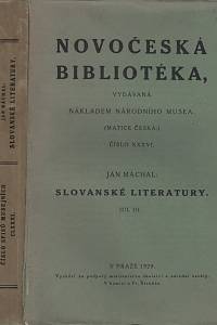 53149. Máchal, Jan – Slovanské literatury