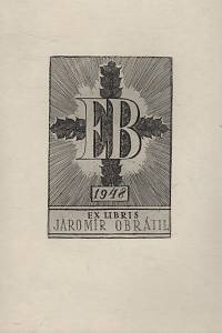 205750. Homolka, Antonín – EB 1948 - Ex libris Jaromír Obrátil