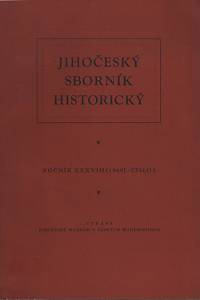 129984. Jihočeský sborník historický, Ročník XXXVIII., číslo 2 (1969)