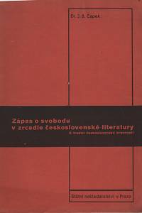 21191. Čapek, Jan Blahoslav – Zápas o svobodu v zrcadle československé literatury, K tradici československé brannosti