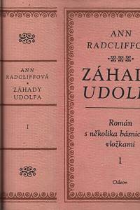 3955. Radcliffová, Ann – Záhady Udolfa, Román s několika básnickými vložkami