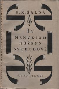 130478. Šalda, František Xaver – In memoriam Růženy Svobodové