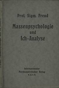 132549. Freud, Sigmund – Massenpsychologie und Ich-Analyse