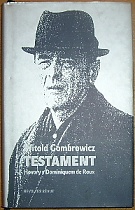 45481. Gombrowicz, Witold – Testament, Hovory s Dominiquem de Roux