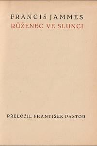 Jammes, Francis – Růženec ve slunci