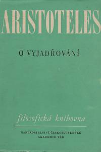 14819. Aristoteles – Organon. II, O vyjadřování