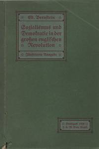 135476. Bernstein, Eduard – Sozialismus und Demokratie in der großen englischen Revolution