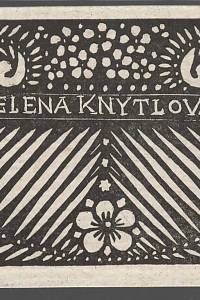 204329. Macková, Anna – [Ex libris] Helena Knytlová