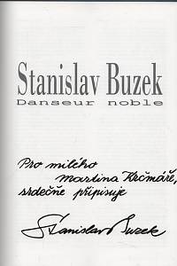 Buzek, Stanislav – Danseur noble (podpis)