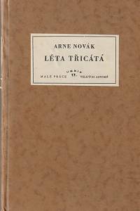 138164. Novák, Arne – Léta třicátá, čtyři essaye