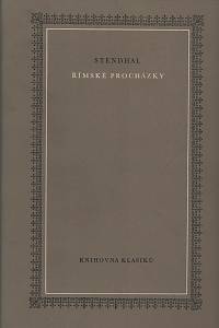 23047. Stendhal [= Beyle, Henri Marie] – Římské procházky