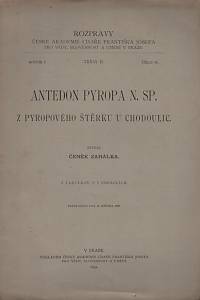 139526. Zahálka, Čeněk – Antedon pyropa n.sp. z pyropového štěrku z Chodoulic