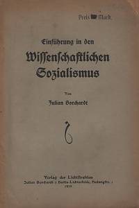 62514. Borchardt, Julian – Einführung in den Wissenschaftlichen Sozialismus