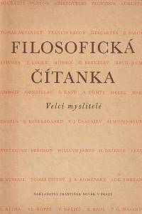 57775. Marek, František / Zapletal, Štěpán – Filosofická čítanka, Velcí myslitelé