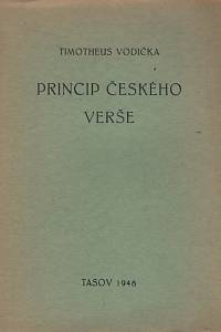 140878. Vodička, Timotheus – Princip českého verše