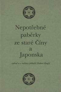 141007. Nepotřebné paběrky ze staré Číny a Japonska