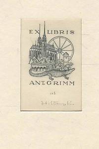 201233. Švengsbír, Jiří Antonín – Ex libris Ant. Grimm