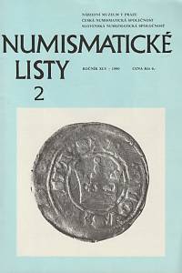 142616. Numismatické listy, Ročník XLV., číslo 2 (1990)