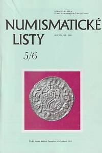 142623. Numismatické listy, Ročník LVI., číslo 5-6 (2001)