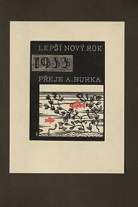 Lifka, Bohumír / Burka, Antonín – Užitková grafika Antonína Burky (podpis)