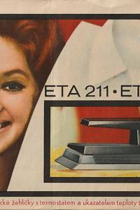 142995. ETA 211 * ETA 212, Návod k obsluze elektrické žehličky s termostatem a ukazatelem teploty typ ETA 211 a ETA 212