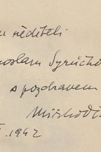 Krásnohorská, Eliška [= Pechová, Alžběta Eliška] – Hubička (podpis)