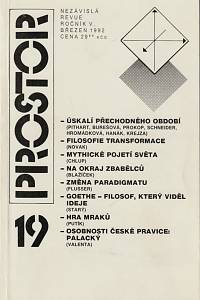 145469. Prostor, Nezávislá revue, nezávislý časopis, Ročník V., číslo 19 (březen 1992)