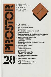 145472. Prostor, Nezávislá revue, nezávislý časopis, Ročník VII., číslo 28 (léto 1994)