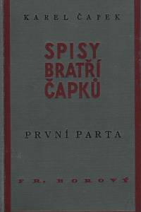 142502. Čapek, Karel – První parta