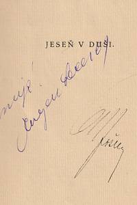 Leden, Eugen [= Lederer, Eugen] – Jeseň v duši (podpis)