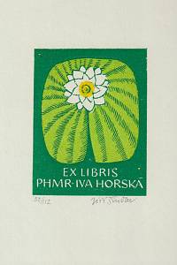 208743. Šindler, Jiří – Ex libris PhMr. Iva Horská