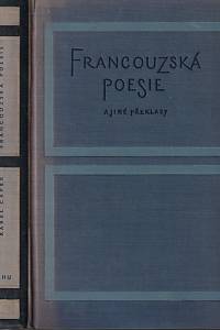 20415. Čapek, Karel – Francouzská poesie a jiné překlady 