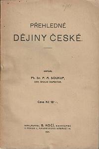 65173. Soukup, František Alois – Přehledné dějiny české