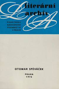 148207. Bílek, Karol – Otomar Spěváček, Písemná pozůstalost