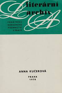 148209. Bílek, Karol – Anna Kučerová (1896-1975), Písemná pozůstalosti