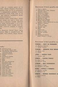 Bartošek, L. / Kohoutová-Hábová, D. / Oliva, L. / Frída, M. / Merhaut, V. / Urgošíková, B. / Valián, Z. / Hába, V. / Zdražilová, M. – Ponrepo, kino filmotéky Čs. filmového ústavu, program duben 1978