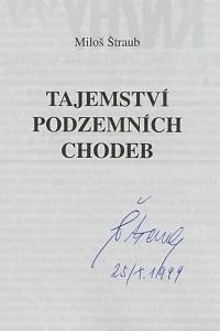 Štraub, Miloš – Tajemství podzemních chodeb