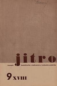 Jitro, Časopis katolického studentstva československého, Ročník XVIII., číslo 1-10 (1936-1937)